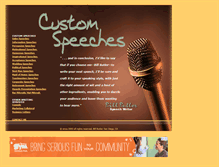 Tablet Screenshot of custom-speeches.com